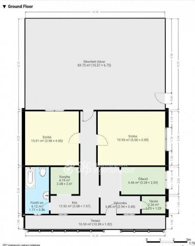 Eladó sorház, Mezőlakon 14.9 M Ft, 2 szobás