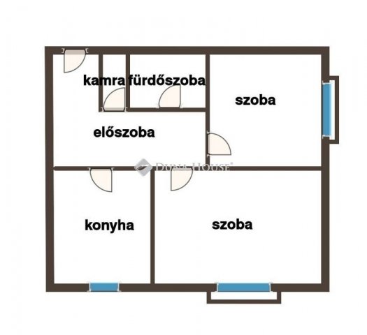 Eladó téglalakás, Pécsett 26.9 M Ft, 2 szobás