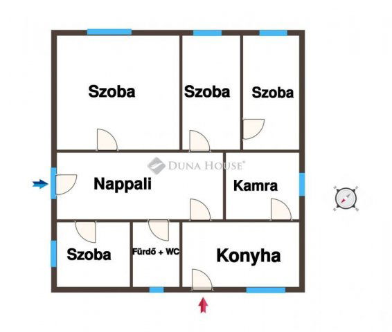 Eladó családi ház, Kiskunfélegyházán 32.9 M Ft, 5 szobás