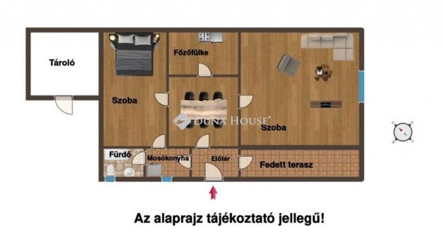 Eladó családi ház, Turán 26.8 M Ft, 2 szobás