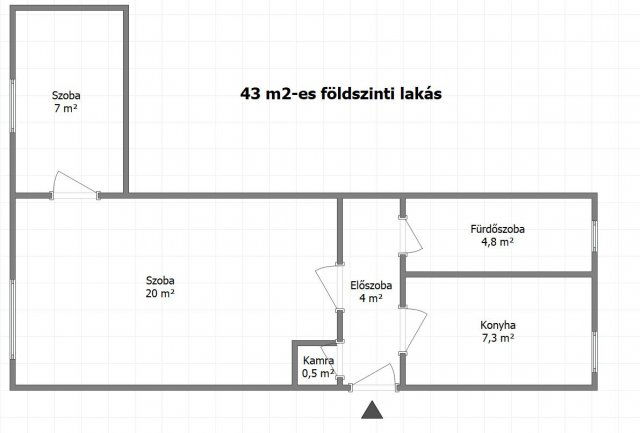 Eladó téglalakás, Tatabányán 31.9 M Ft, 1+1 szobás