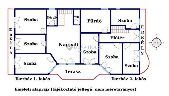 Eladó ikerház, Pécelen 329 M Ft, 11 szobás