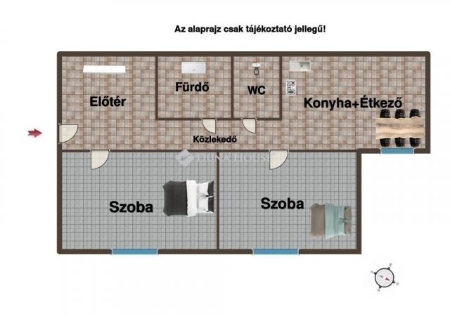 Eladó panellakás, Budapesten, XX. kerületben 67.9 M Ft, 2 szobás