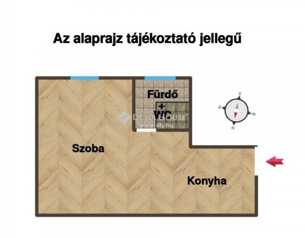 Eladó téglalakás, Budapesten, X. kerületben 22.5 M Ft, 1 szobás