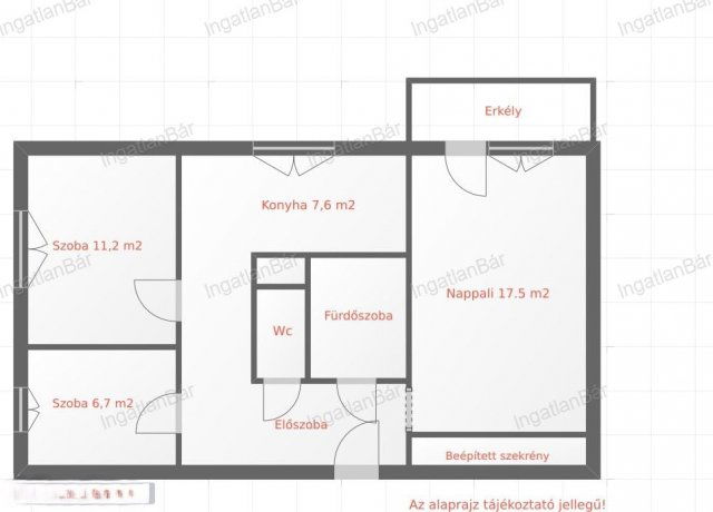 Eladó panellakás, Kazincbarcikán 35 M Ft, 1+2 szobás