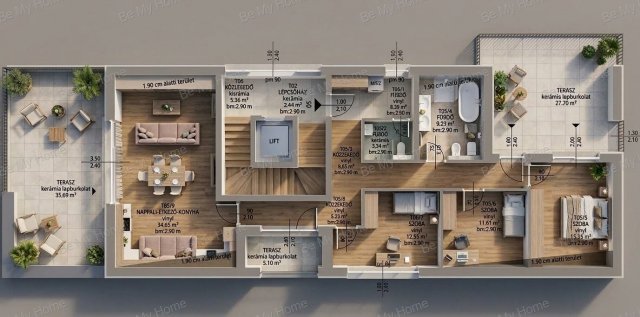 Eladó téglalakás, Budapesten, III. kerületben 259.9 M Ft