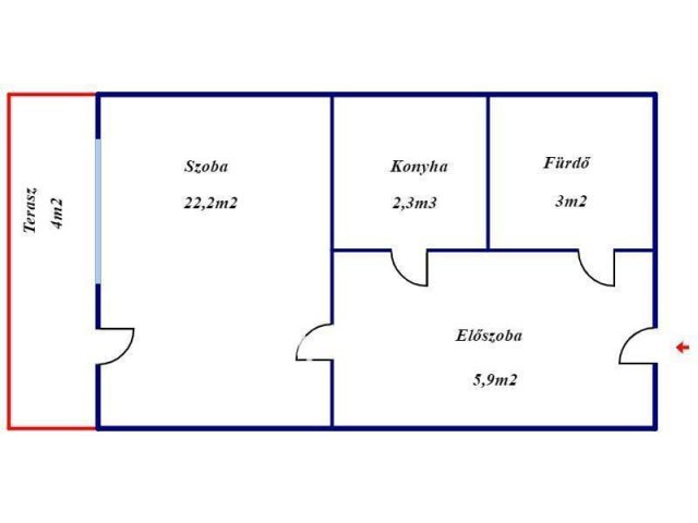 Kiadó panellakás, albérlet, Kecskeméten 130 E Ft / hó, 1 szobás