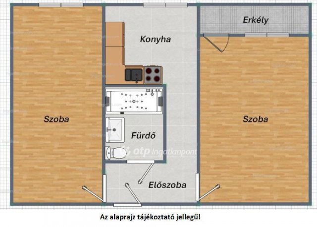 Eladó panellakás, Nyíregyházán 37.8 M Ft, 2 szobás