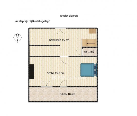 Eladó nyaraló, Dömsödön 49 M Ft, 2 szobás