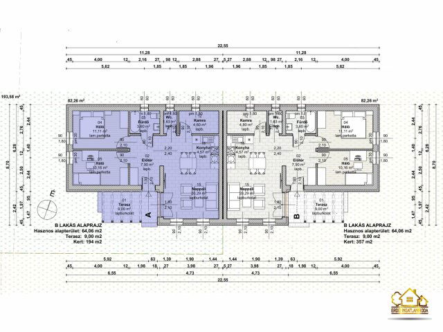 Eladó ikerház, Dömsödön 49.9 M Ft, 3 szobás