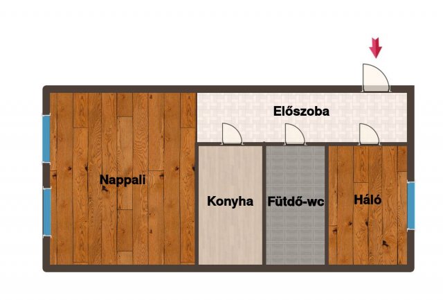 Eladó panellakás, Budapesten, X. kerületben 52.9 M Ft, 2 szobás