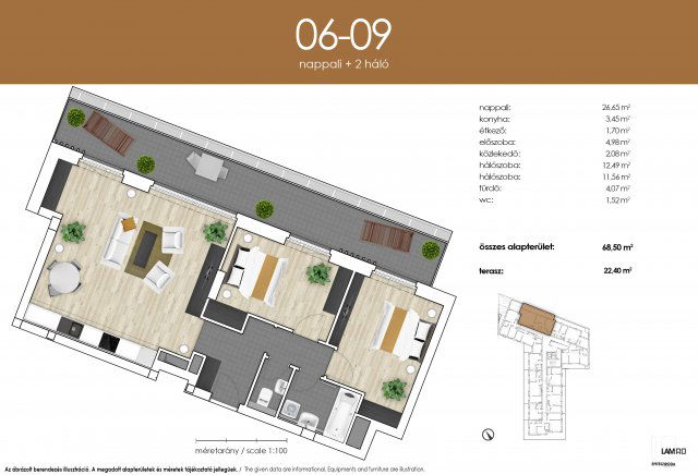 Eladó téglalakás, Budapesten, XIII. kerületben 129.9 M Ft