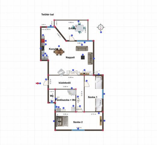 Eladó téglalakás, Budapesten, XVIII. kerületben 100 M Ft