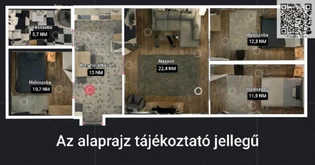 Eladó téglalakás, Budapesten, V. kerületben 139.99 M Ft