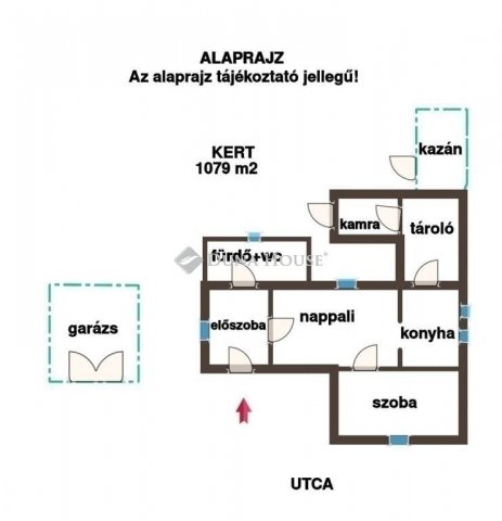 Eladó családi ház, Ócsán 40 M Ft, 2 szobás