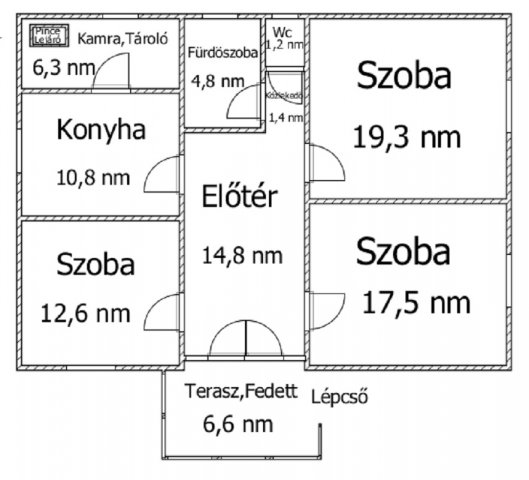 Eladó családi ház, Devecseren 32.9 M Ft, 3 szobás