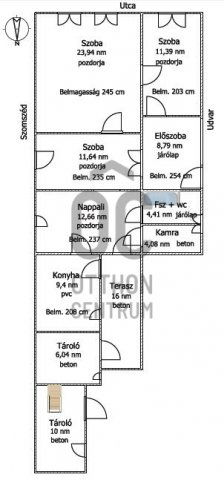 Eladó családi ház, Csanádpalotán 4.5 M Ft, 4 szobás