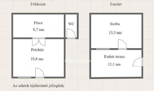 Eladó nyaraló, Sárszentlőrincen 6.5 M Ft, 1 szobás