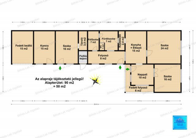Eladó családi ház, Békésen 28 M Ft, 2+1 szobás