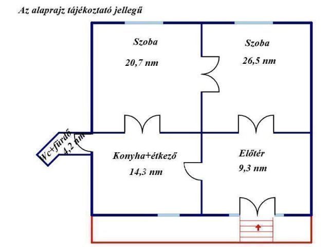 Eladó téglalakás, Nagykőrösön 31.9 M Ft, 2 szobás