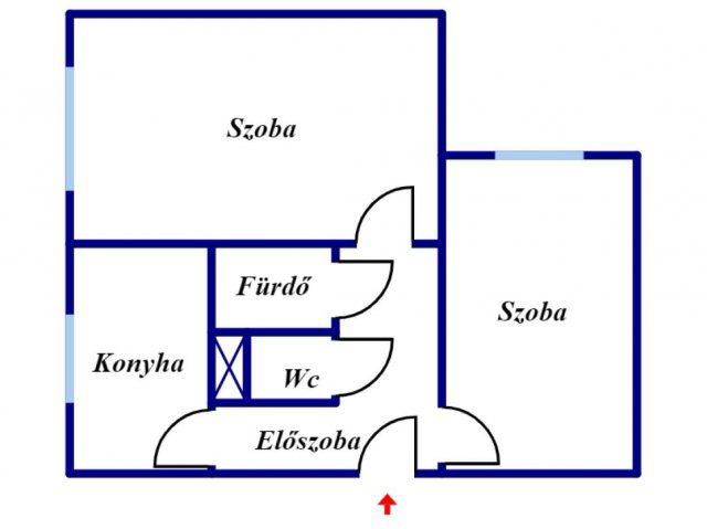 Eladó panellakás, Székesfehérvárott 45.9 M Ft, 2 szobás