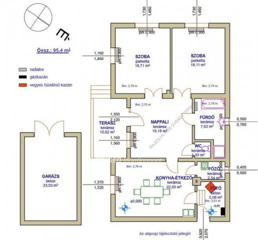 Eladó családi ház, Poroszlón 42 M Ft, 2 szobás