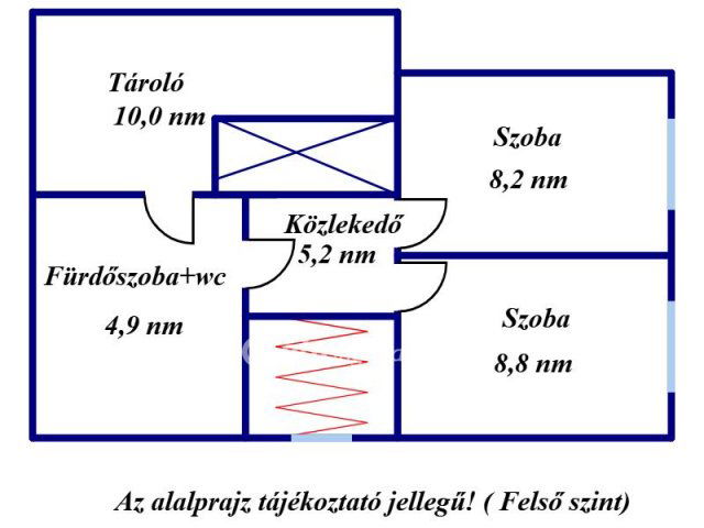 Eladó téglalakás, Gádoroson 18 M Ft, 1+2 szobás