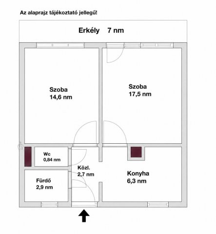 Eladó téglalakás, Zalaegerszegen 31.99 M Ft, 2 szobás