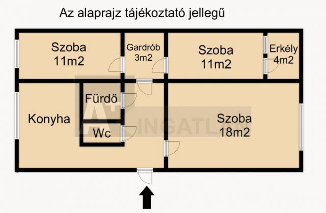 Eladó panellakás, Szegeden 56.9 M Ft, 3 szobás