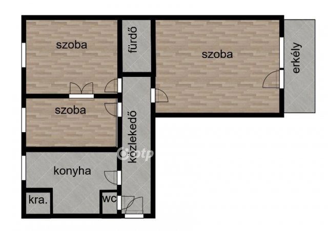 Eladó panellakás, Orosházán 23 M Ft, 2+1 szobás