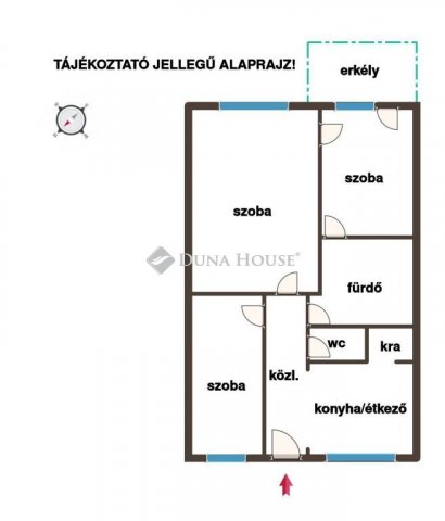 Eladó téglalakás, Gárdonyban 57 M Ft, 3 szobás