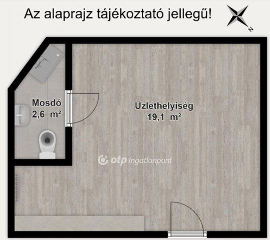 Kiadó üzlethelyiség, Budapesten, V. kerületben 275 E Ft / hó