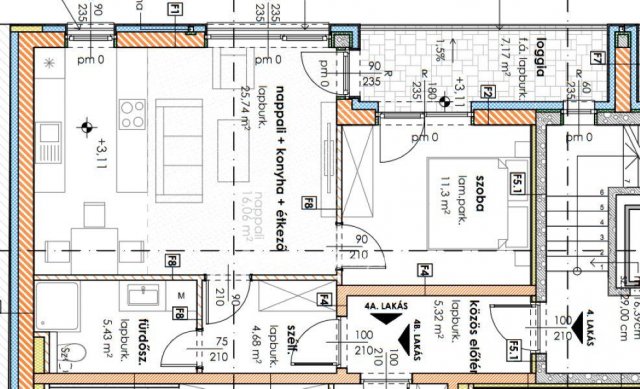 Eladó téglalakás, Szegeden 69.5 M Ft, 2 szobás