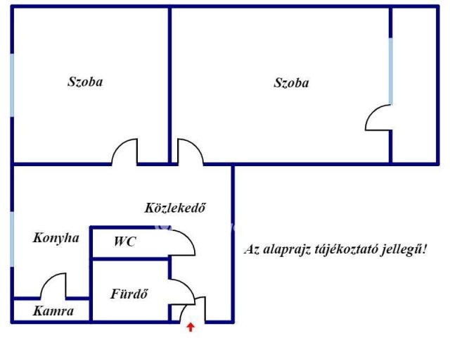 Eladó panellakás, Szegeden 55.9 M Ft, 2 szobás