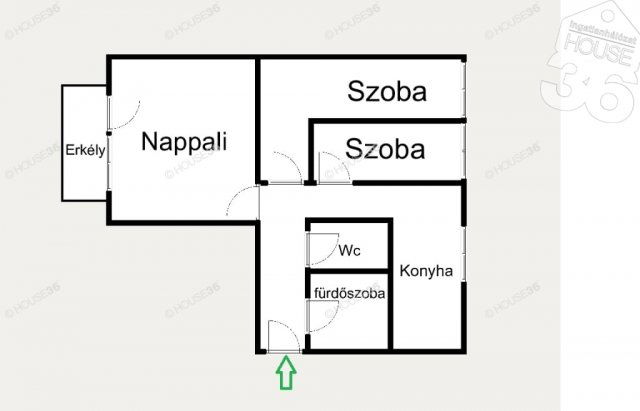 Eladó panellakás, Kecskeméten 51 M Ft, 3 szobás