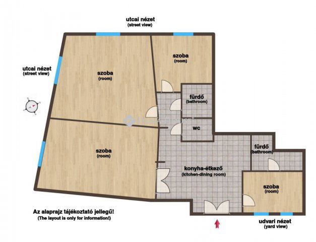 Eladó téglalakás, Budapesten, IX. kerületben 199 M Ft