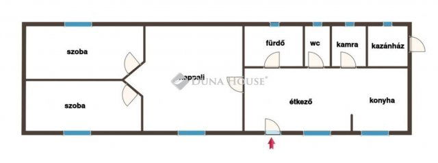 Eladó családi ház, Kecskeméten 54.9 M Ft, 3 szobás