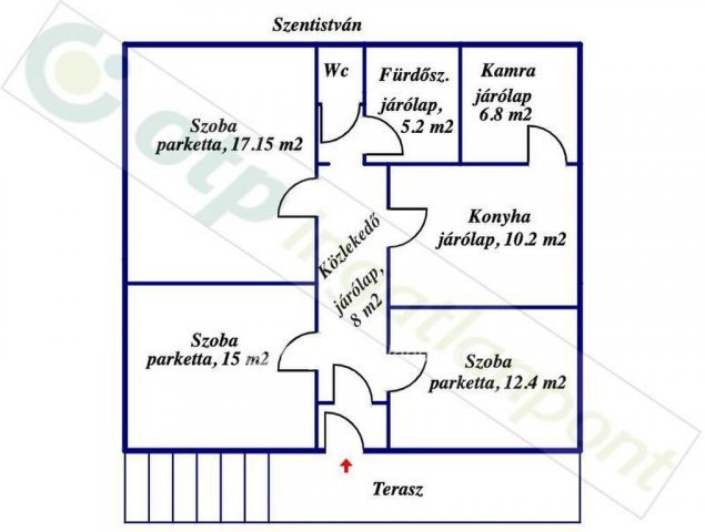 Eladó családi ház, Szentistvánon 31 M Ft, 3 szobás