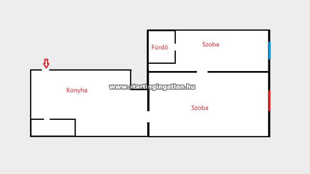 Eladó téglalakás, V. kerületben, Bajcsy-Zsilinszky úton