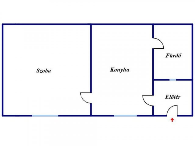 Eladó sorház, Miskolcon 22 M Ft, 1 szobás / költözzbe.hu