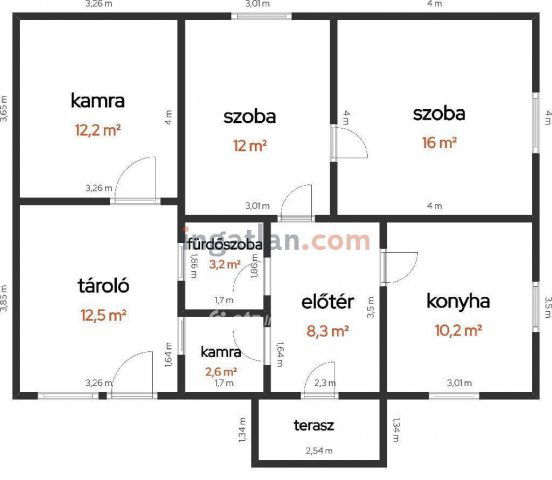 Eladó családi ház, Tiszakécskén 32 M Ft, 3 szobás