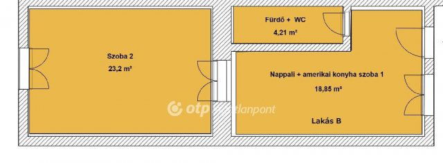 Eladó téglalakás, Budapesten, VI. kerületben 61 M Ft, 2 szobás