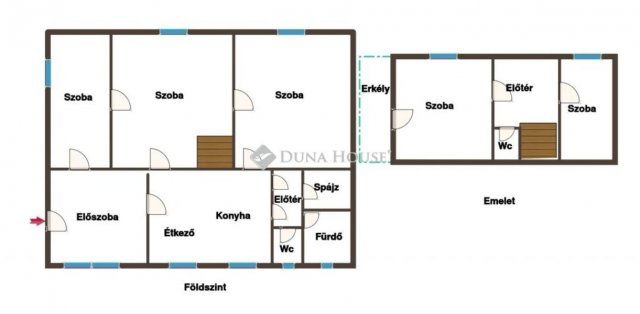 Eladó családi ház, Baján 38 M Ft, 5 szobás