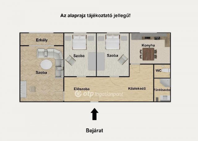 Eladó panellakás, Budapesten, XI. kerületben 74.5 M Ft, 3 szobás