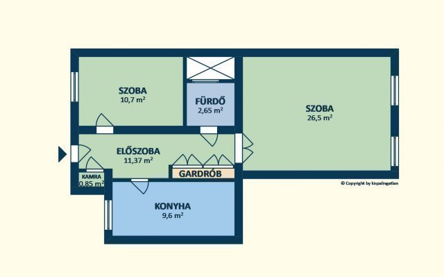 Eladó téglalakás, Budapesten, VI. kerületben, Szófia utcában