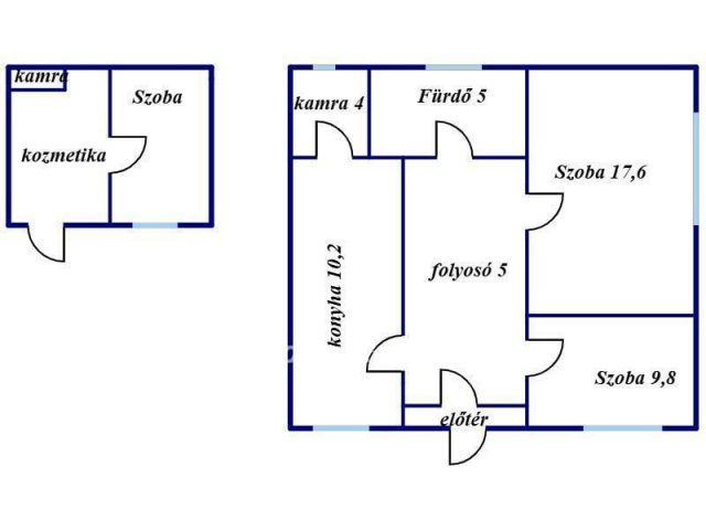 Eladó családi ház, Hajdúszoboszlón 44 M Ft, 1+1 szobás