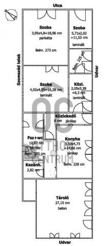 Eladó családi ház, Makón 13.9 M Ft, 3 szobás
