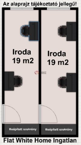 Kiadó iroda, Szegeden 129 E Ft / hó, 2 szobás