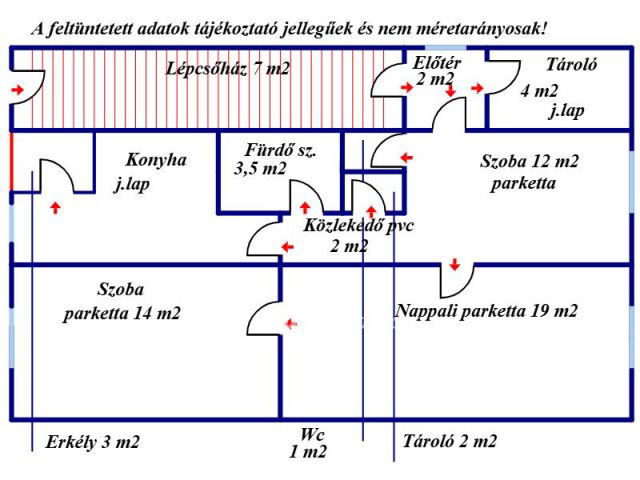 Eladó téglalakás, Balassagyarmaton 29.9 M Ft, 3 szobás