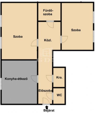 Eladó téglalakás, Budapesten, X. kerületben 75.4 M Ft, 2 szobás